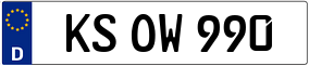 Truck License Plate